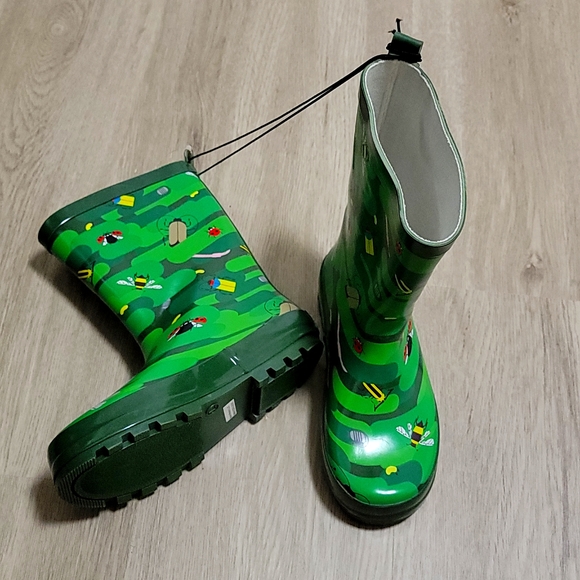 Kid Made Garden Large 9/10 Rain Boots - Picture 2 of 7